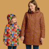 Tela impermeable estampada FUNNY Rosa / Multicolor